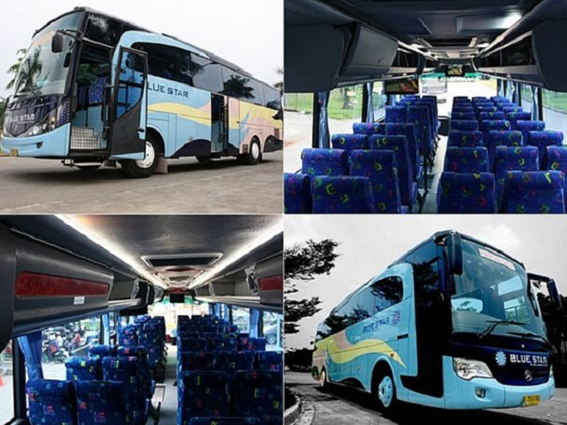 Bus Pariwisata Blue Star Jakartarentbus