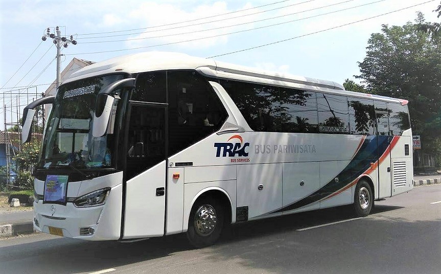 sewa bus pariwisata trac