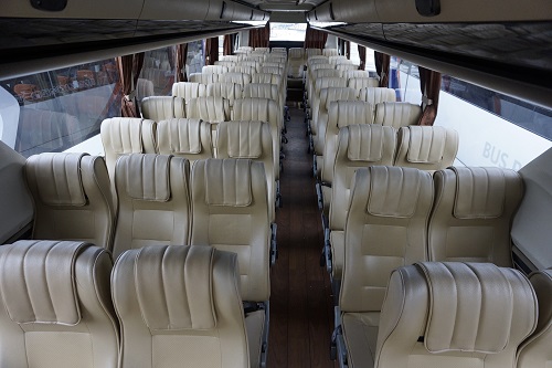 big bus 59 seats trac interior