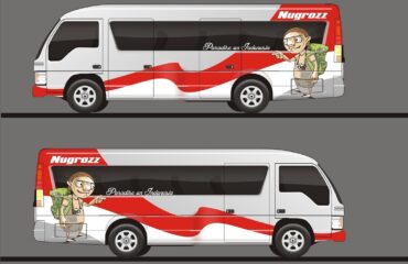 modifikasi mobil elf travel