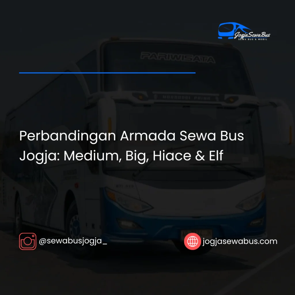 Perbandingan Harga Sewa Bus Jogja dengan Kota Lain di Indonesia