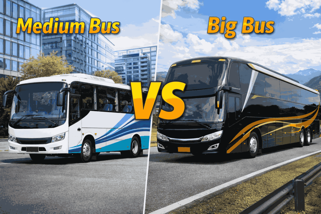 medium bus vs big bus