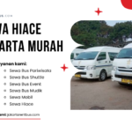 sewa hiace Jakarta murah